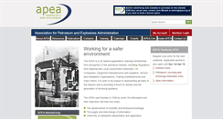 Desktop Screenshot of apea.org.uk